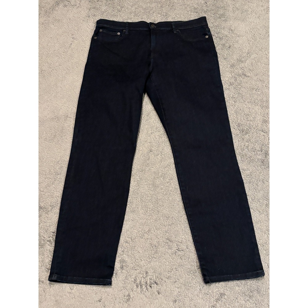 Gap 1969 Jeans Womens 33S Blue Slim Straight Dark Wash Stretch Denim Mid Rise